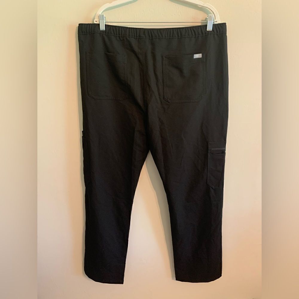 NWT Figs Cairo Cargo black Pants/scrubs size XXL‎ - Picture 2 of 10